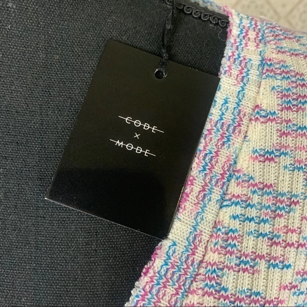 Stay Cozy and Stylish Code x Mode Space Dye Knit Lounge Top (NWT)